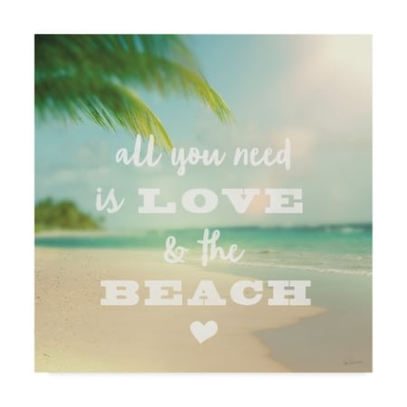 Sue Schlabach 'All You Need Is Beach' Canvas Art,24x24